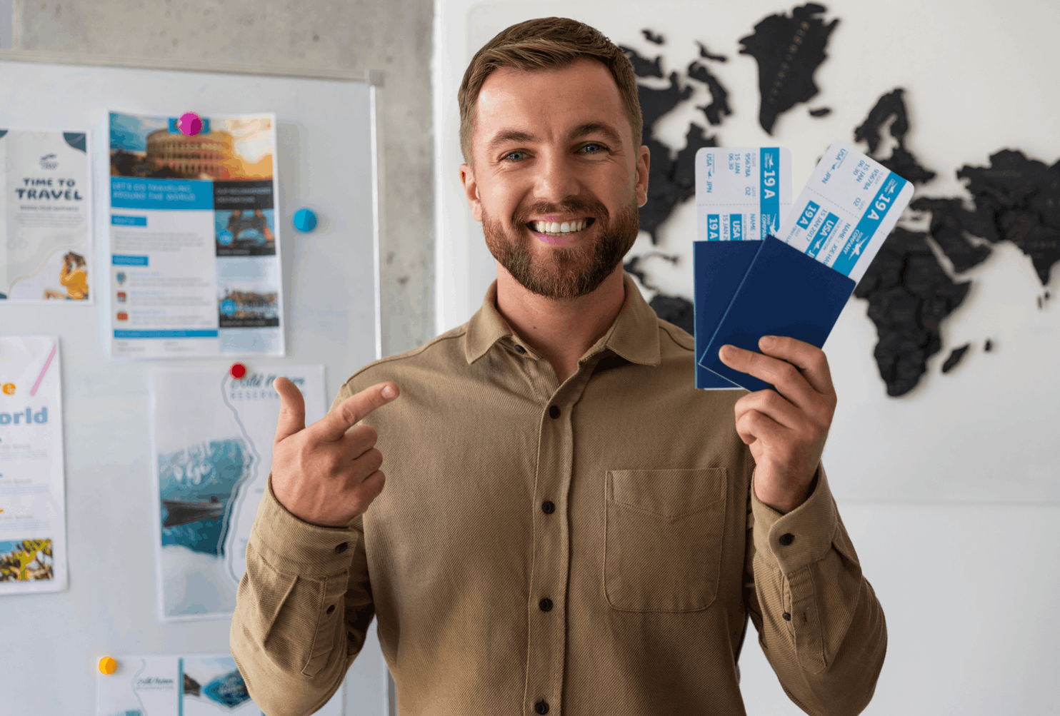 Visa consultant in Dubai helping client with international visa application – First Fly